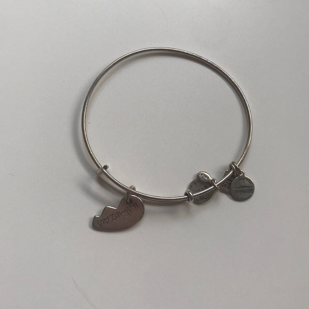Silver Friends Alex and Ani charm bracelet